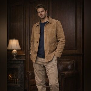 Newport Harbor Suede Jacket | Men’s XL